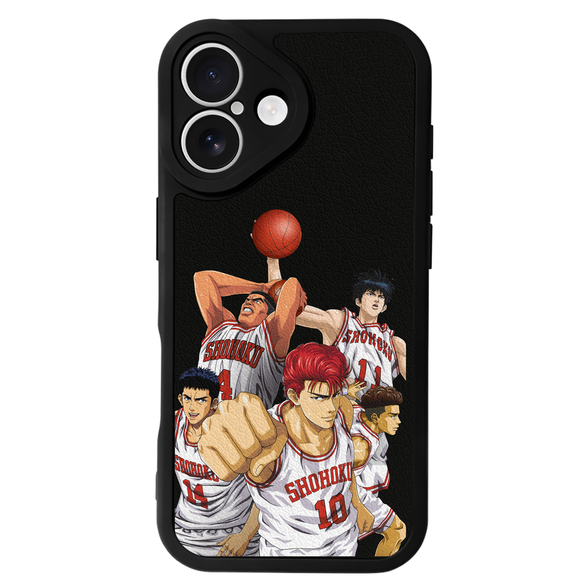 （画像用） SLAM DUNK／スラムダンク 【iPhone 16シリーズ対応】シリコンスマホケース（レザー調） 材質：シリコン